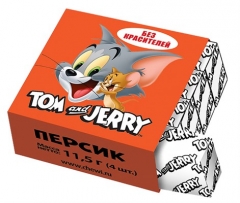 Конфеты жевательные Tom and Jerry со вкусом Персика 11,5 гр