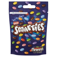 Шоколадное драже Nestle Smarties Pouch 125 грамм