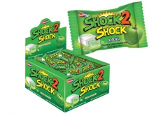 Жевательная резинка "SHOCK2SHOCK" APPLE (Яблоко) 4 гр