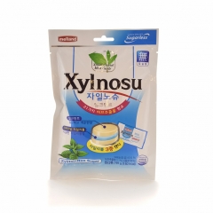 Леденцовая карамель XYLNOSU MILK MINT CANDY 68 грамм