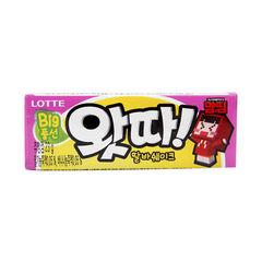 Жевательная резинка LOTTE "WHATTA Big Bubble Gum Strawberry & Banana" вкус клубники и банана 23 грамма