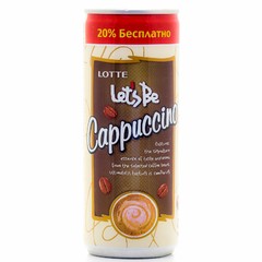 Кофе Let's be в банках Cappuccino 240мл